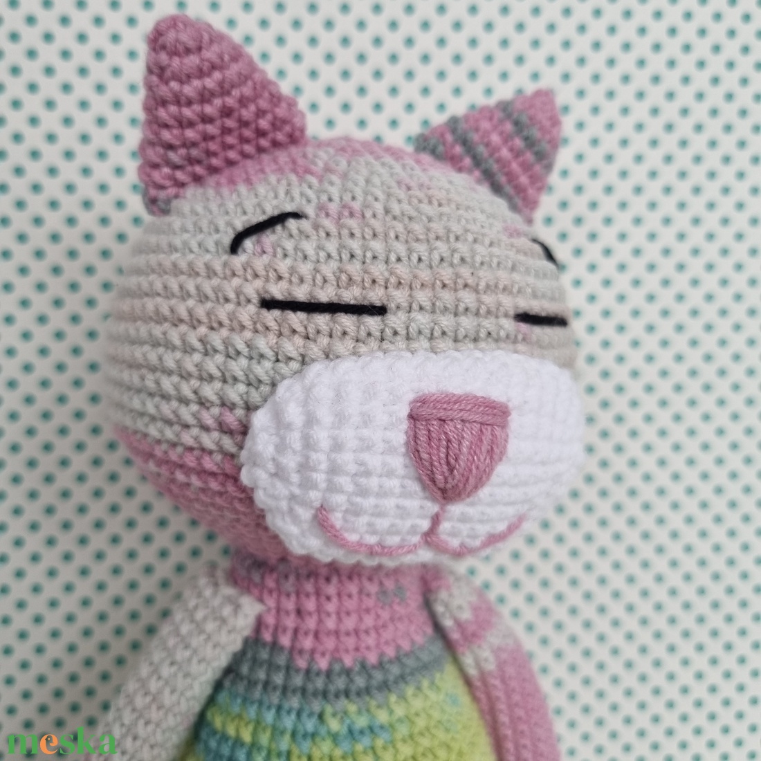 Horgolt macska amigurumi #3 - játék & sport - plüssállat & játékfigura - cica - Meska.hu Horgolt macska amigurumi #3 - játék & sport - plüssállat & játékfigura - cica - Meska.hu