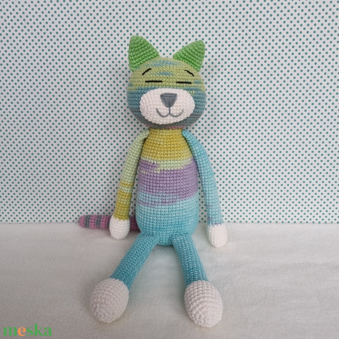 Horgolt macska amigurumi #4 - játék & sport - plüssállat & játékfigura - cica - Meska.hu Horgolt macska amigurumi #4 - játék & sport - plüssállat & játékfigura - cica - Meska.hu