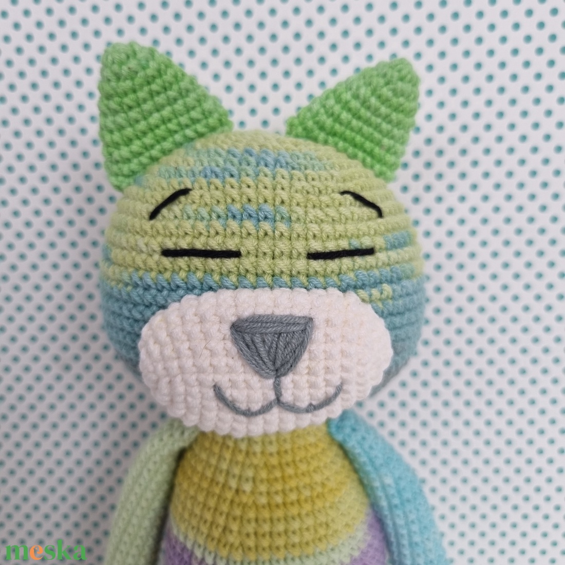 Horgolt macska amigurumi #4 - játék & sport - plüssállat & játékfigura - cica - Meska.hu Horgolt macska amigurumi #4 - játék & sport - plüssállat & játékfigura - cica - Meska.hu