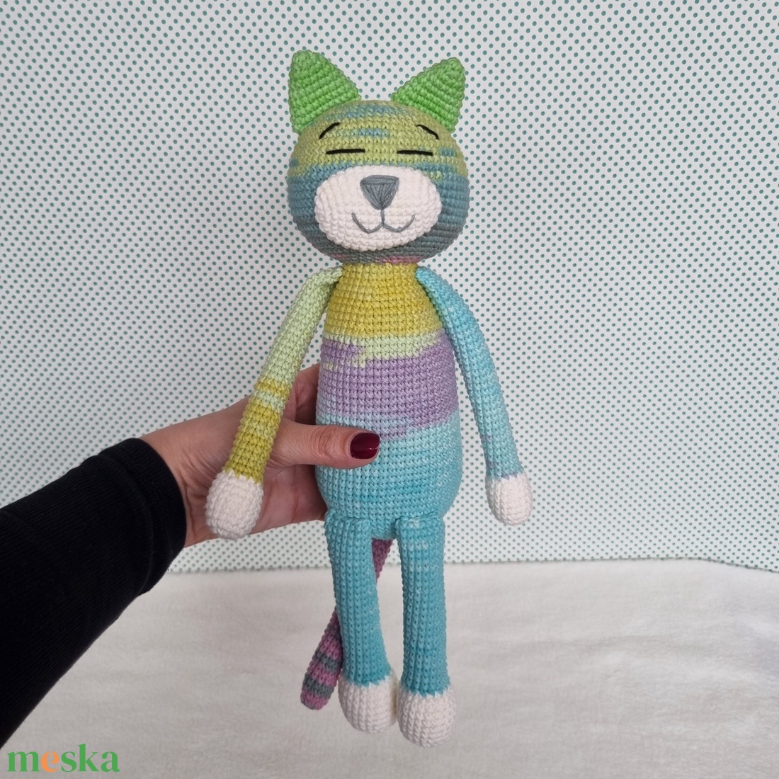 Horgolt macska amigurumi #4 - játék & sport - plüssállat & játékfigura - cica - Meska.hu Horgolt macska amigurumi #4 - játék & sport - plüssállat & játékfigura - cica - Meska.hu