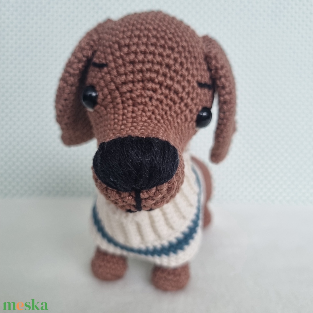 Horgolt tacskó amigurumi - játék & sport - plüssállat & játékfigura - kutya - Meska.hu Horgolt tacskó amigurumi - játék & sport - plüssállat & játékfigura - kutya - Meska.hu
