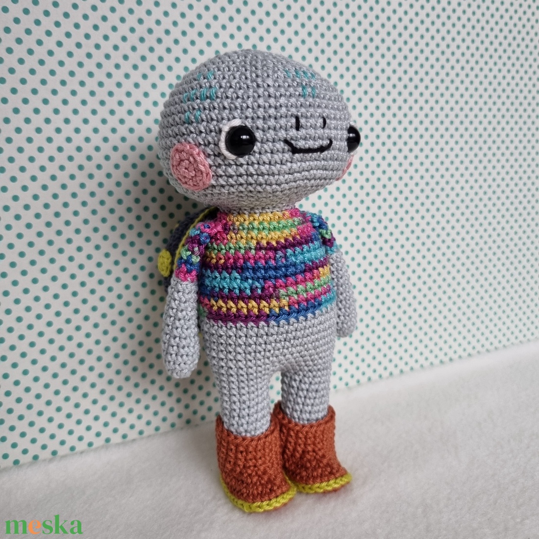 Horgolt teknős amigurumi - játék & sport - plüssállat & játékfigura - más figura - Meska.hu