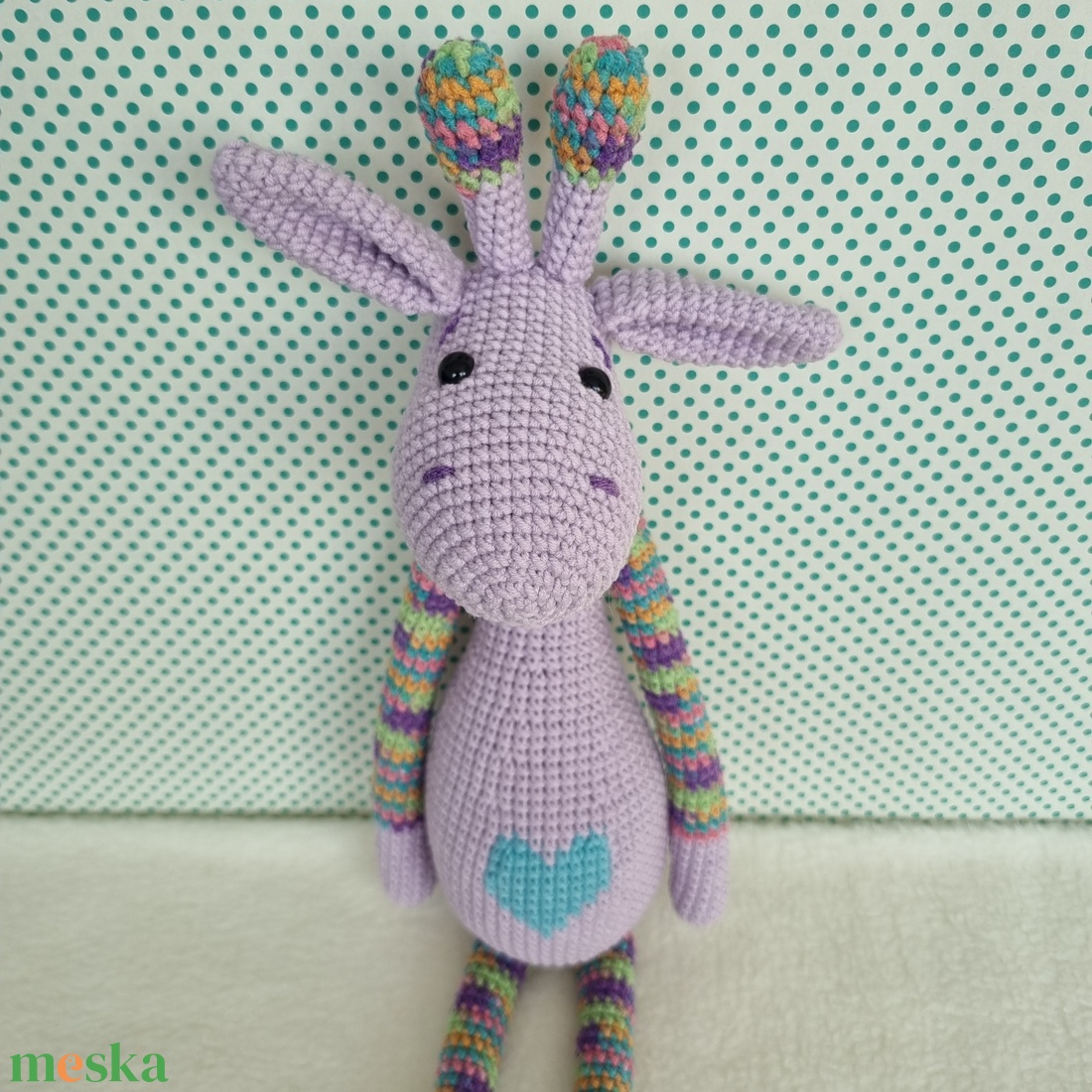 Horgolt lila szíves zsiráf amigurumi - játék & sport - plüssállat & játékfigura - zsiráf - Meska.hu Horgolt lila szíves zsiráf amigurumi - játék & sport - plüssállat & játékfigura - zsiráf - Meska.hu