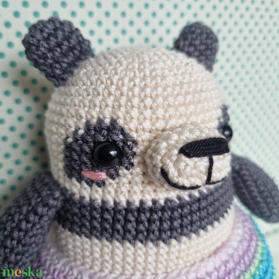 Horgolt panda amigurumi - játék & sport - plüssállat & játékfigura - maci - Meska.hu Horgolt panda amigurumi - játék & sport - plüssállat & játékfigura - maci - Meska.hu