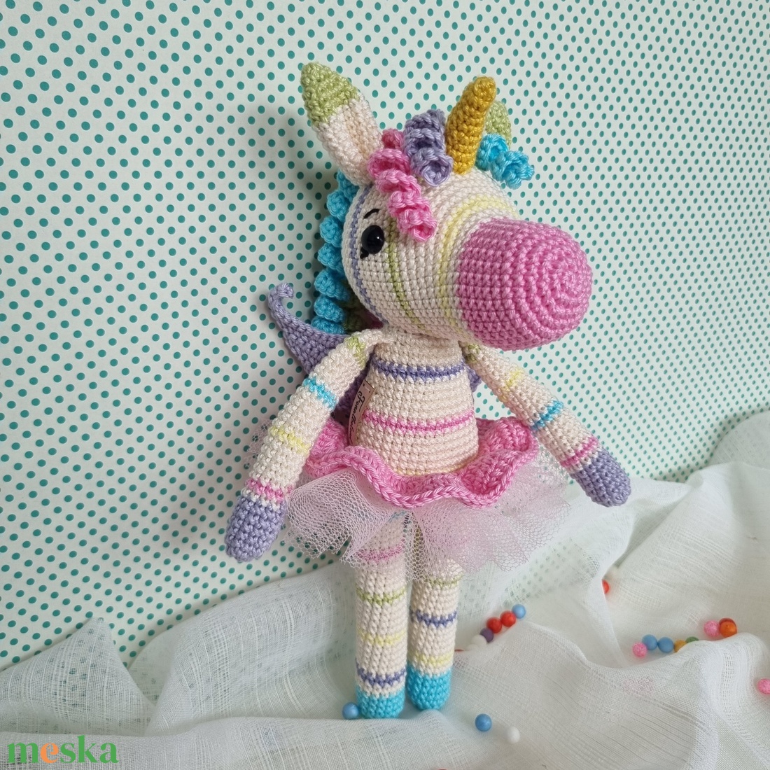 Horgolt unikornis egyszarvú amigurumi - játék & sport - plüssállat & játékfigura - unikornis - Meska.hu Horgolt unikornis egyszarvú amigurumi - játék & sport - plüssállat & játékfigura - unikornis - Meska.hu