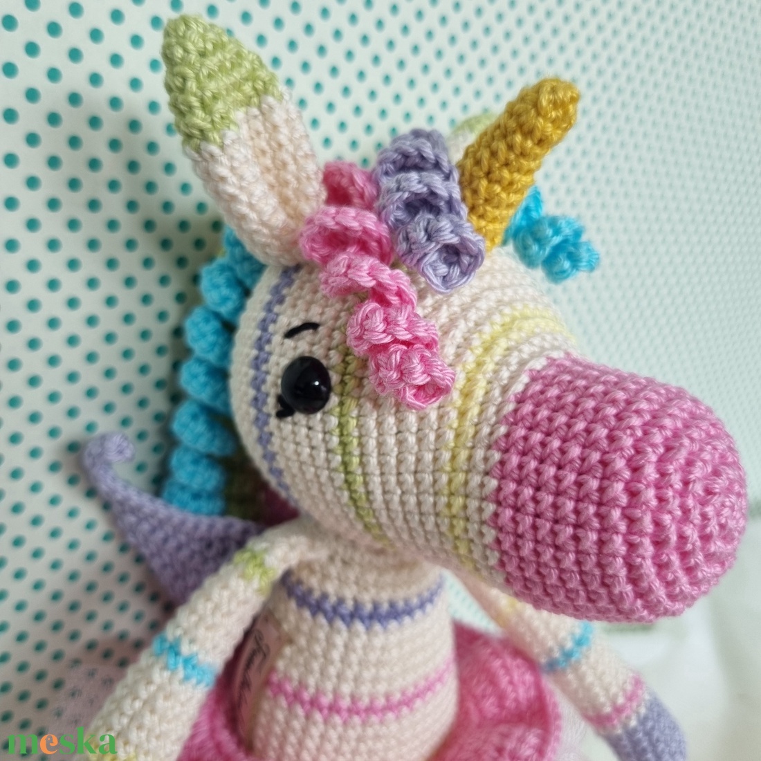 Horgolt unikornis egyszarvú amigurumi - játék & sport - plüssállat & játékfigura - unikornis - Meska.hu Horgolt unikornis egyszarvú amigurumi - játék & sport - plüssállat & játékfigura - unikornis - Meska.hu