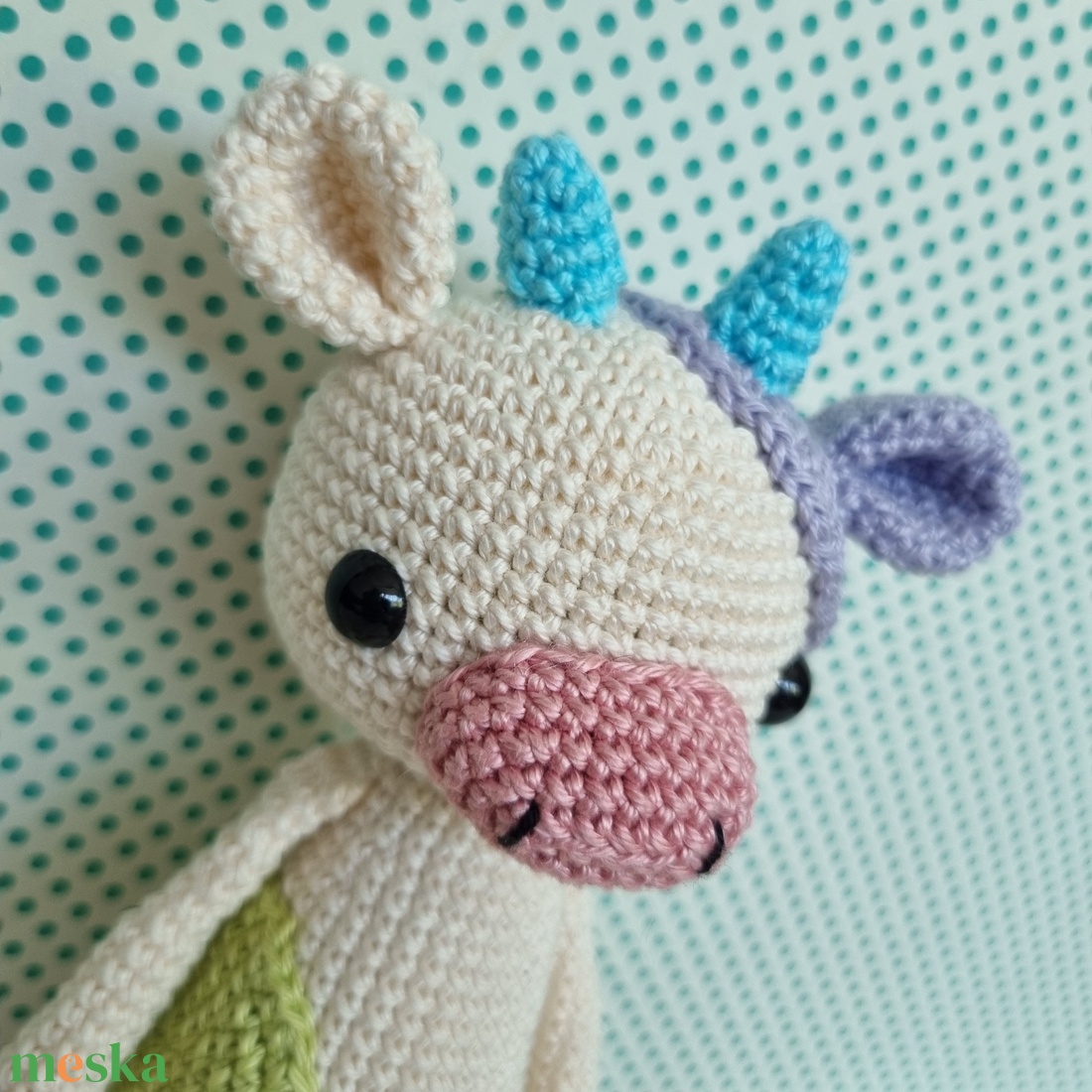 Horgolt szivárványos tehénke amigurumi - játék & sport - plüssállat & játékfigura - más figura - Meska.hu Horgolt szivárványos tehénke amigurumi - játék & sport - plüssállat & játékfigura - más figura - Meska.hu