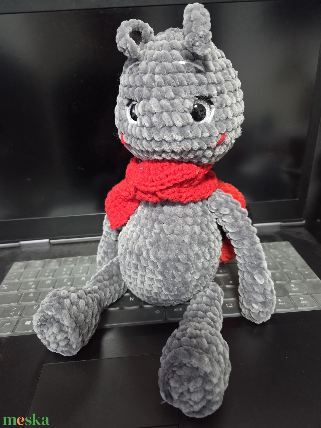 Ibi, a Katicabogár sállal - játék & sport - plüssállat & játékfigura - pillangó - Meska.hu