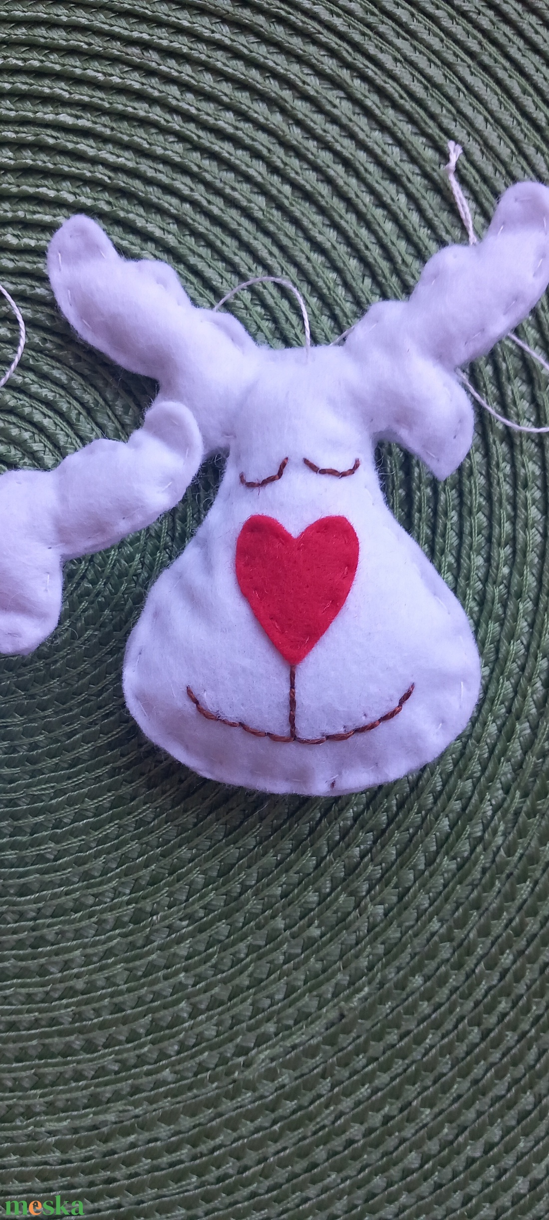 2 db Filc Rudolf - karácsony - karácsonyi ajándékozás - karácsonyi ajándékcsomagolás - Meska.hu