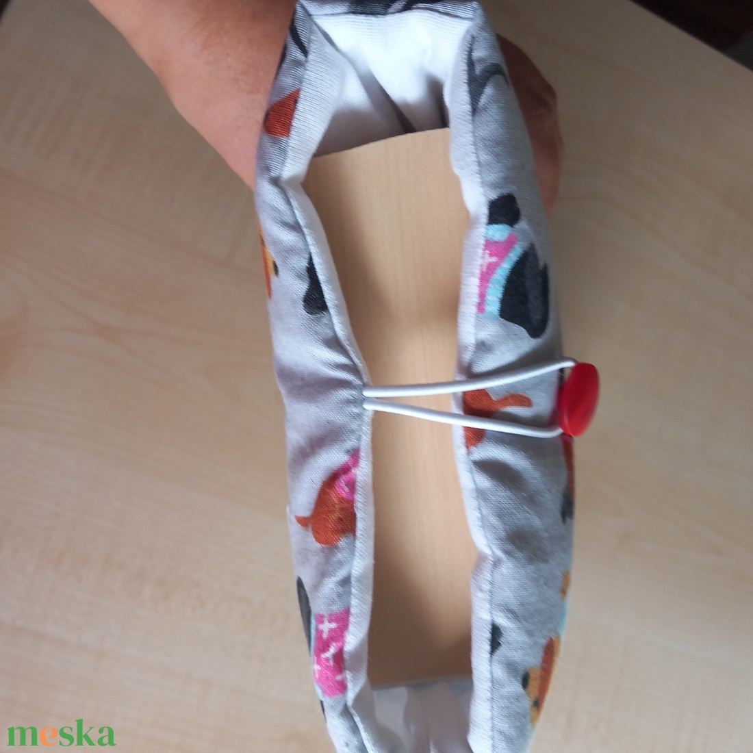 Tacskós könyvtok gombbal - könyv & zene - könyvtok - Meska.hu