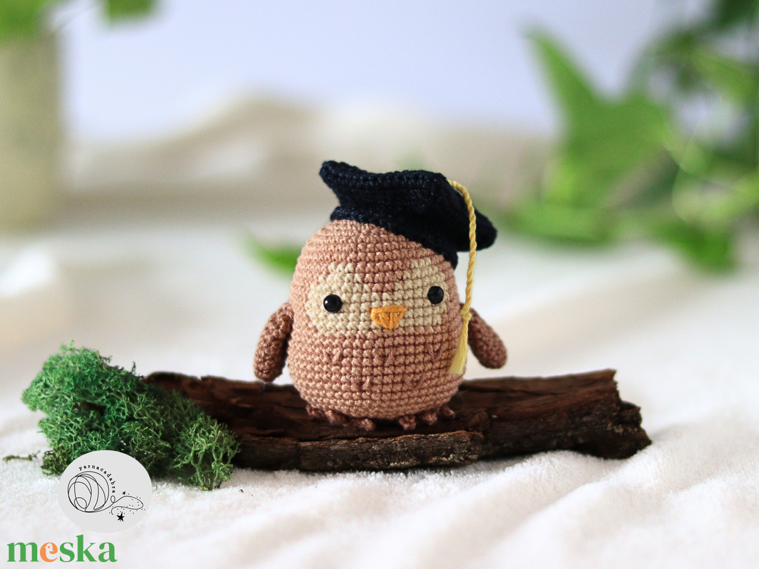 HORGOLÁSMINTA - Amigurumi bagoly, pdf horgolásminta - kellékek & szerszámok - szerszámok, eszközök - eszköz kötéshez, horgoláshoz - Meska.hu