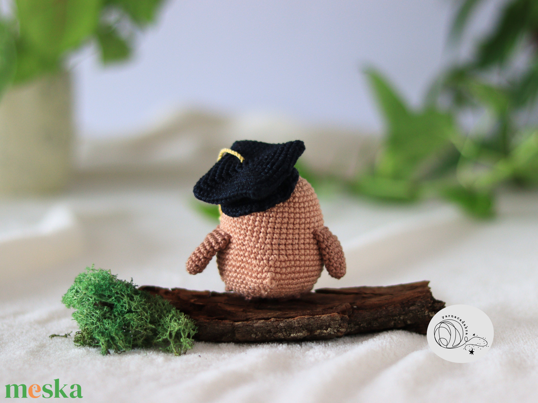 HORGOLÁSMINTA - Amigurumi bagoly, pdf horgolásminta - kellékek & szerszámok - szerszámok, eszközök - eszköz kötéshez, horgoláshoz - Meska.hu
