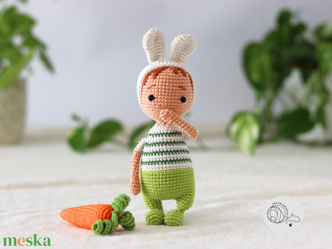 HORGOLÁSMINTA - Béci, a nyúl, amigurumi horgolásminta PDF - kellékek & szerszámok - szerszámok, eszközök - eszköz kötéshez, horgoláshoz - Meska.hu