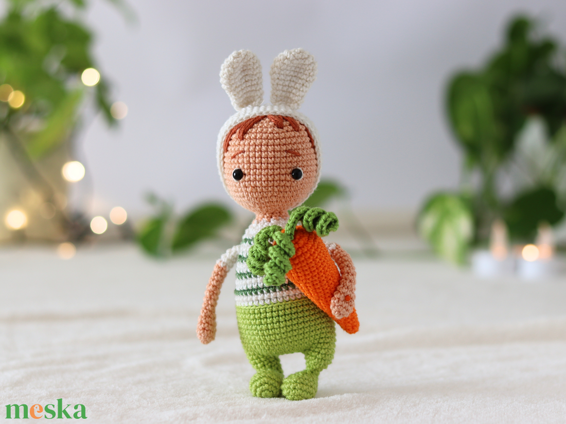 HORGOLÁSMINTA - Béci, a nyúl, amigurumi horgolásminta PDF - kellékek & szerszámok - szerszámok, eszközök - eszköz kötéshez, horgoláshoz - Meska.hu