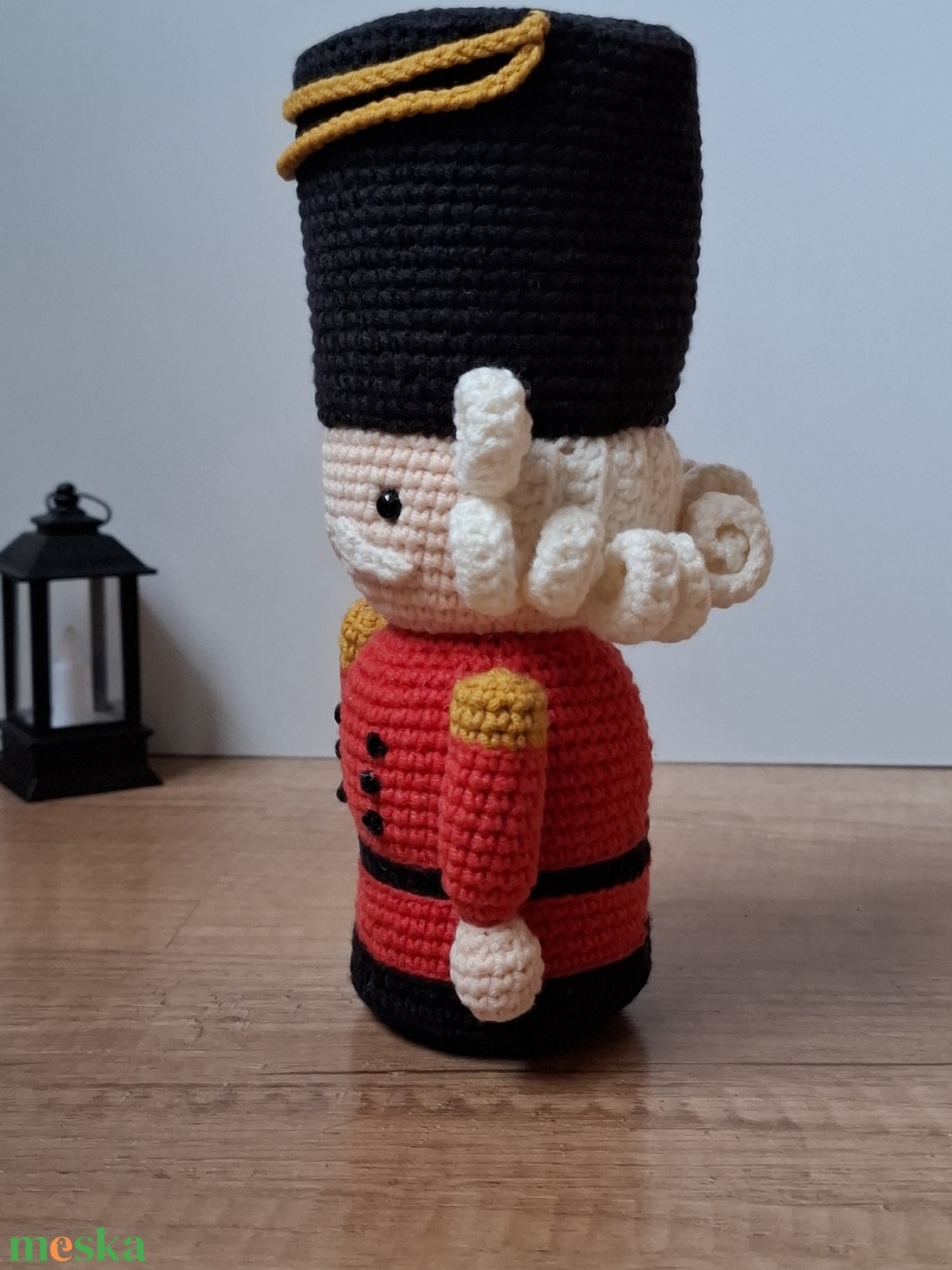 Horgolt Diótörő figura - karácsony - karácsony - karácsonyi lakásdekoráció - karácsonyi manók, figurák - Meska.hu