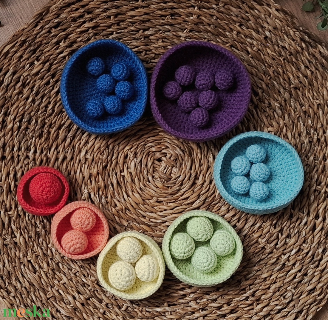 Montessori szortírozó játék - játék & sport - készségfejlesztő és logikai játék - szín és formaválogató játékok - Meska.hu