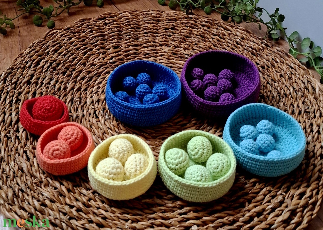 Montessori szortírozó játék - játék & sport - készségfejlesztő és logikai játék - szín és formaválogató játékok - Meska.hu