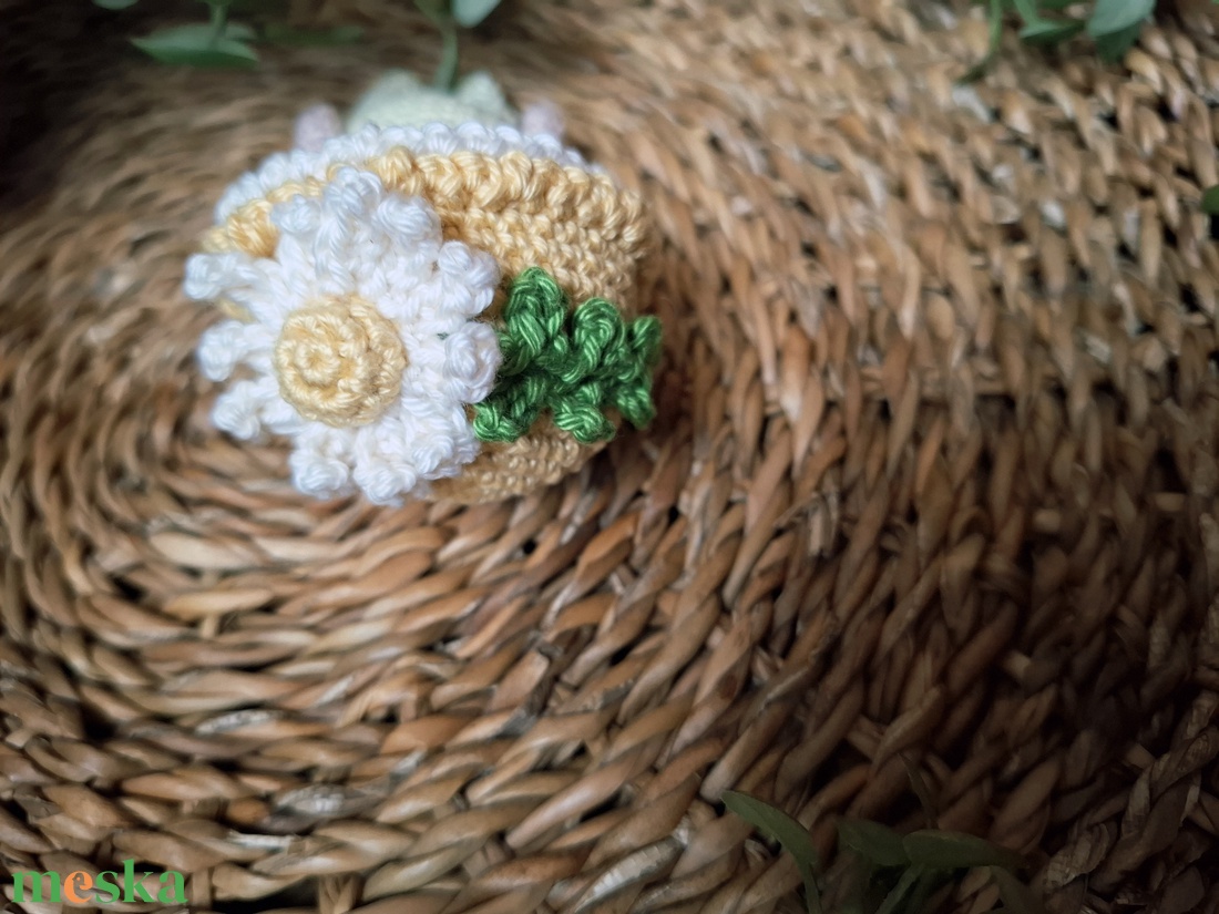 Horgolt kicsi virág baba - Kamilla - játék & sport - baba & babaház - baba - Meska.hu