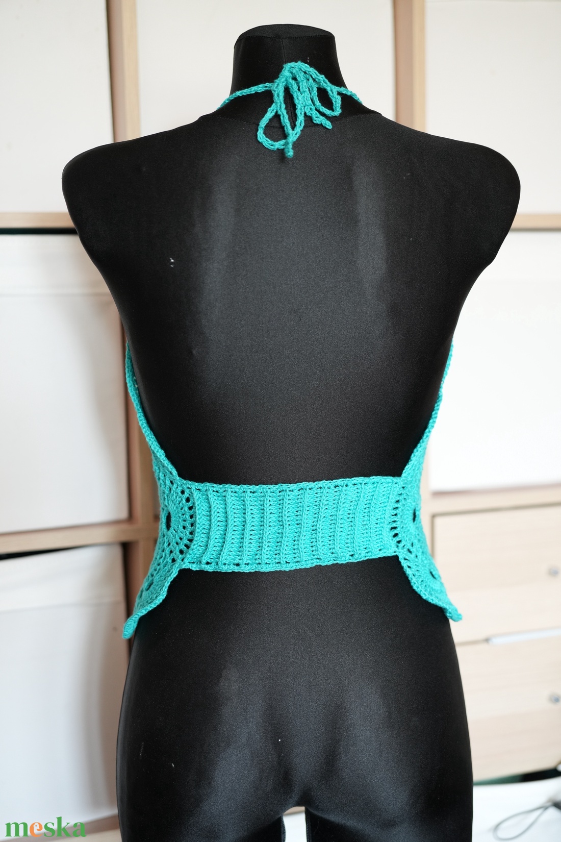 Elegáns horgolt csipke top  - ruha & divat - női ruha - top - Meska.hu