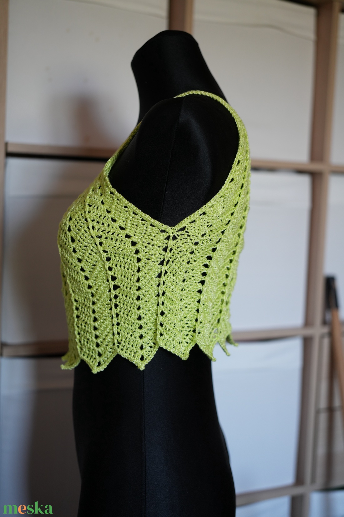 Élénk nyári croptop - ruha & divat - női ruha - top - Meska.hu