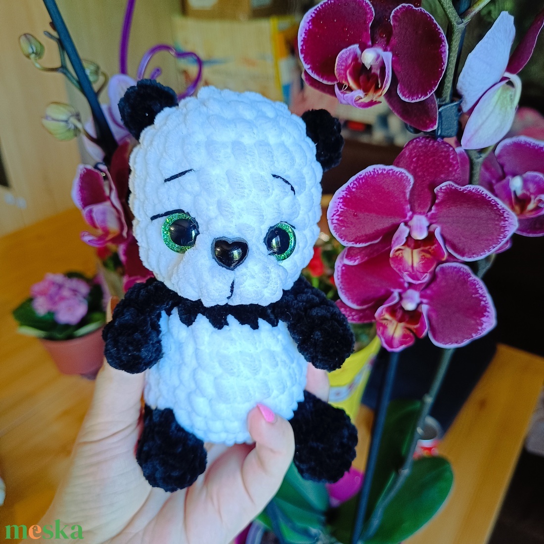 Horgolt plüss panda - játék & sport - plüssállat & játékfigura - maci - Meska.hu Horgolt plüss panda - játék & sport - plüssállat & játékfigura - maci - Meska.hu