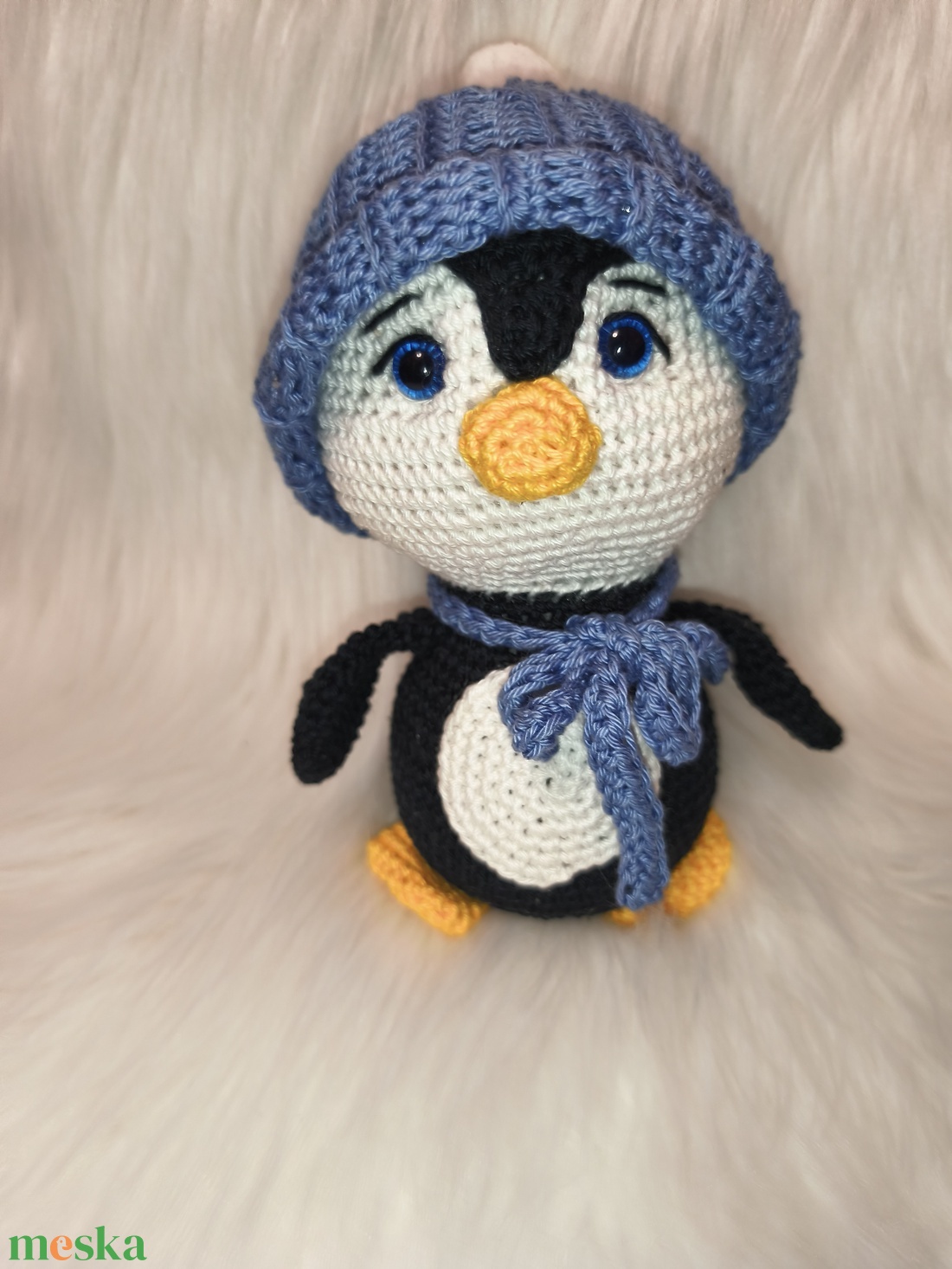 Horgolt pamut pingvin - játék & sport - plüssállat & játékfigura - más figura - Meska.hu Horgolt pamut pingvin - játék & sport - plüssállat & játékfigura - más figura - Meska.hu