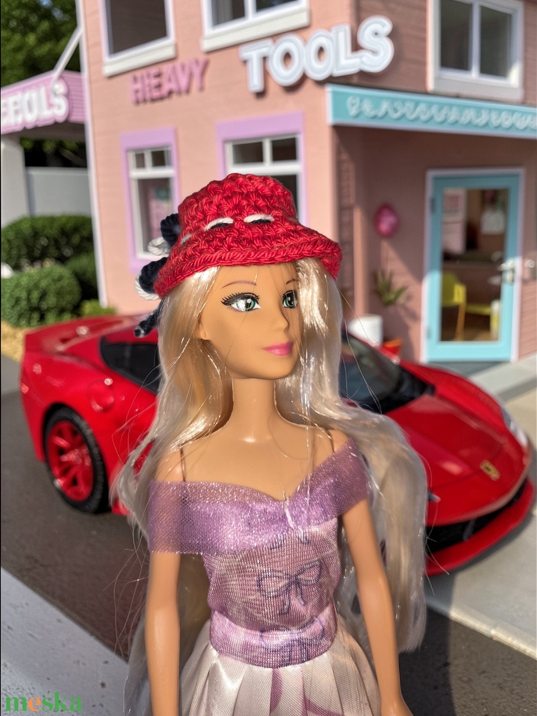 Barbie kalap  - otthon & életmód - dekoráció - dísztárgy - Meska.hu