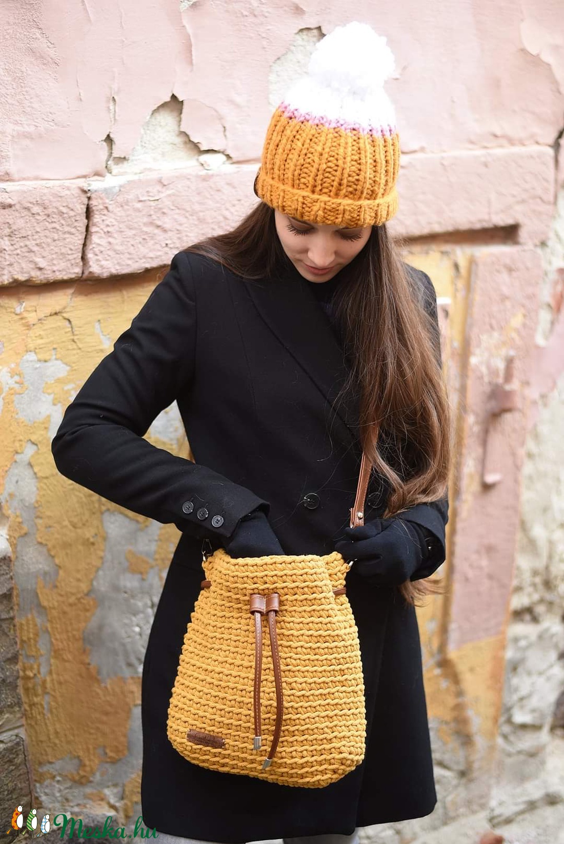 Horgolt crossbody táska - táska & tok - kézitáska & válltáska - vállon átvethető táska - Meska.hu