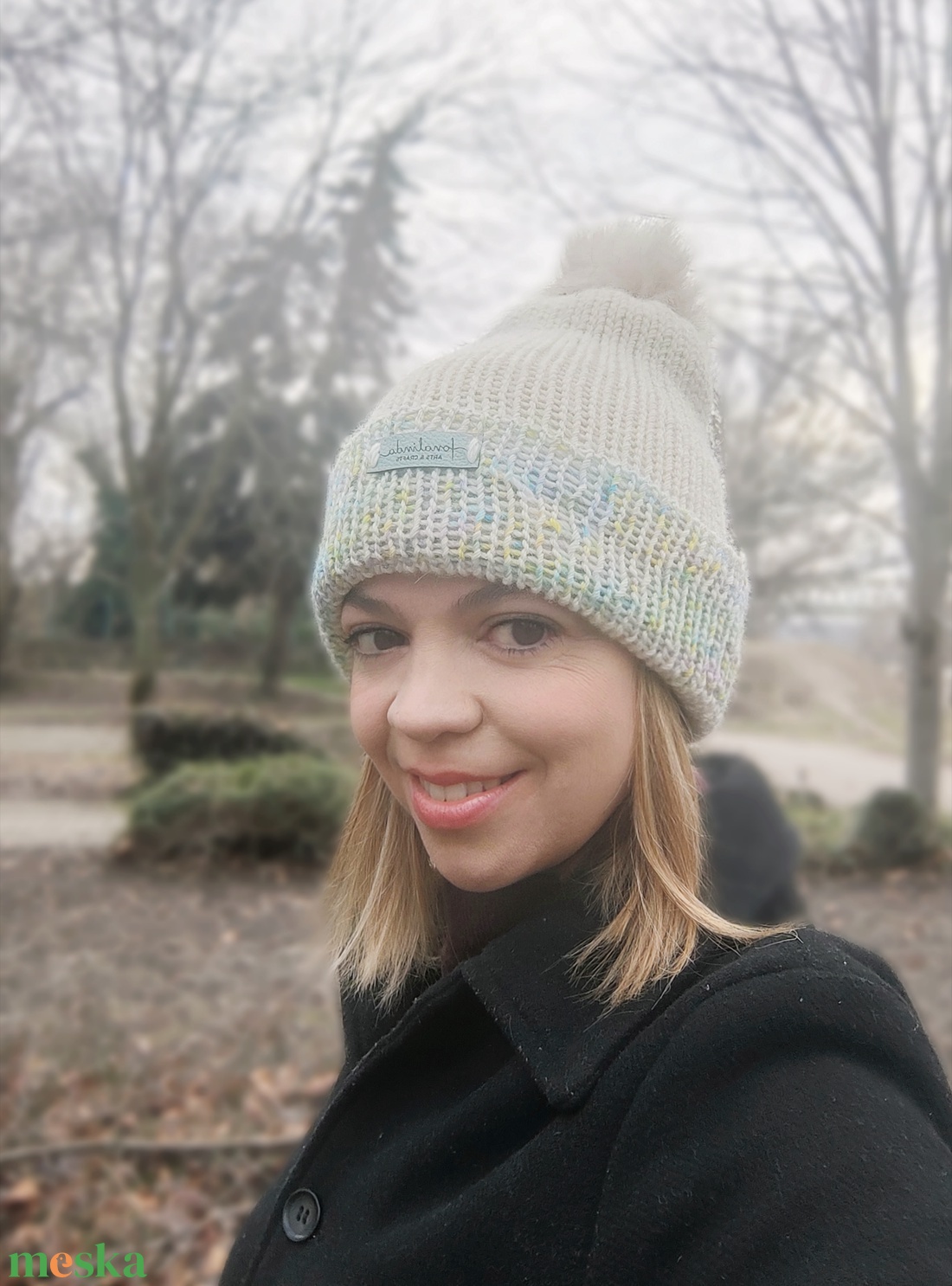 Tavaszv�ró Szederinda - gyapjú sapka  - ruha & divat - sál, sapka, kendő - fejpánt - Meska.hu