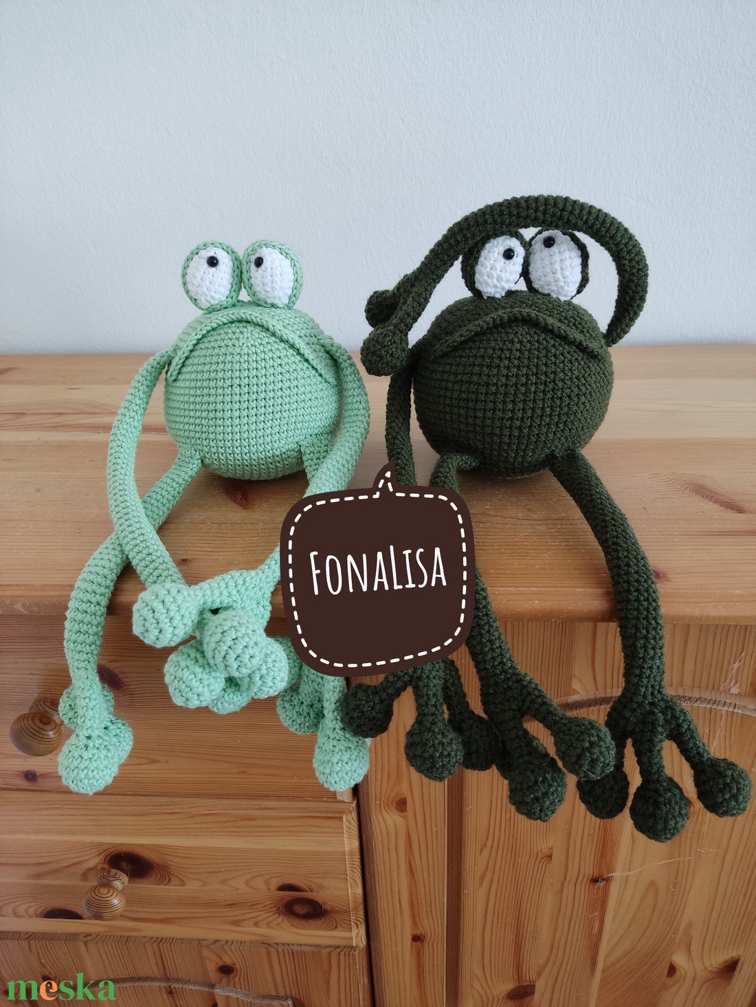 hosszú lábú béka horgolás minta leírása - diy (csináld magad) - szabásminta, útmutató - horgolási minta - Meska.hu