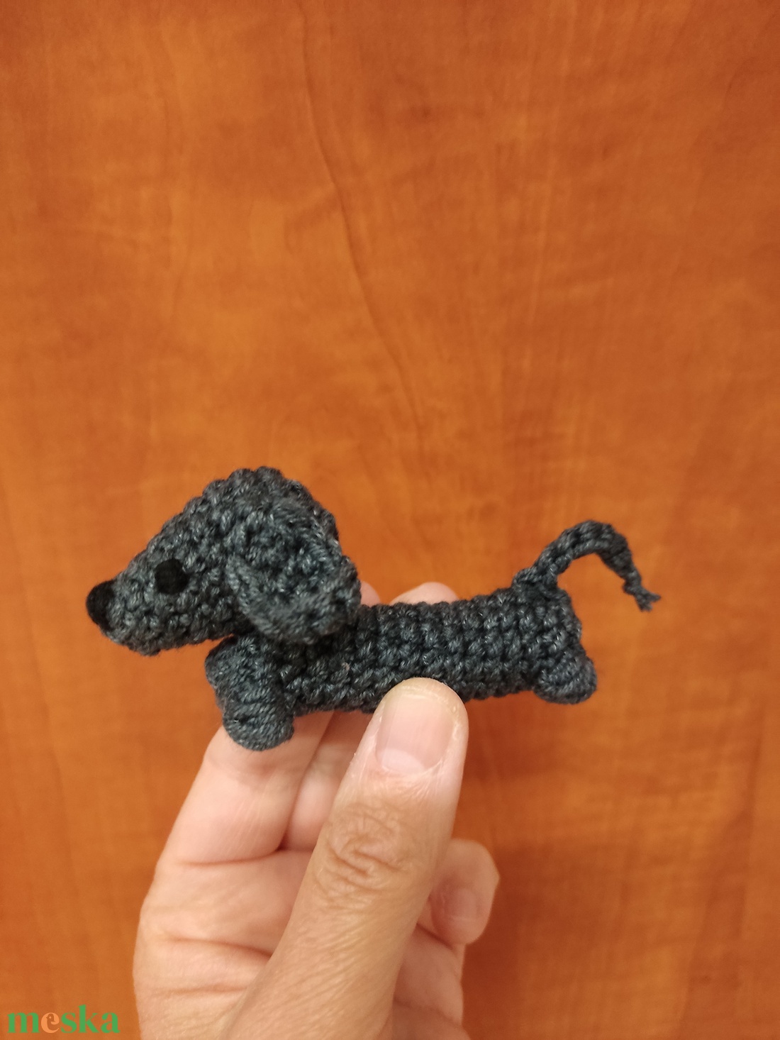 Kicsi horgolt tacskó - játék & sport - plüssállat & játékfigura - kutya - Meska.hu Kicsi horgolt tacskó - játék & sport - plüssállat & játékfigura - kutya - Meska.hu