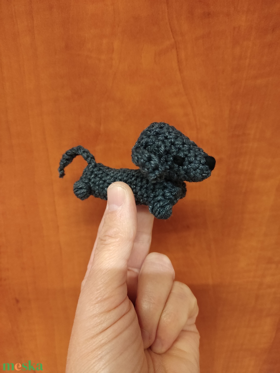 Kicsi horgolt tacskó - játék & sport - plüssállat & játékfigura - kutya - Meska.hu Kicsi horgolt tacskó - játék & sport - plüssállat & játékfigura - kutya - Meska.hu