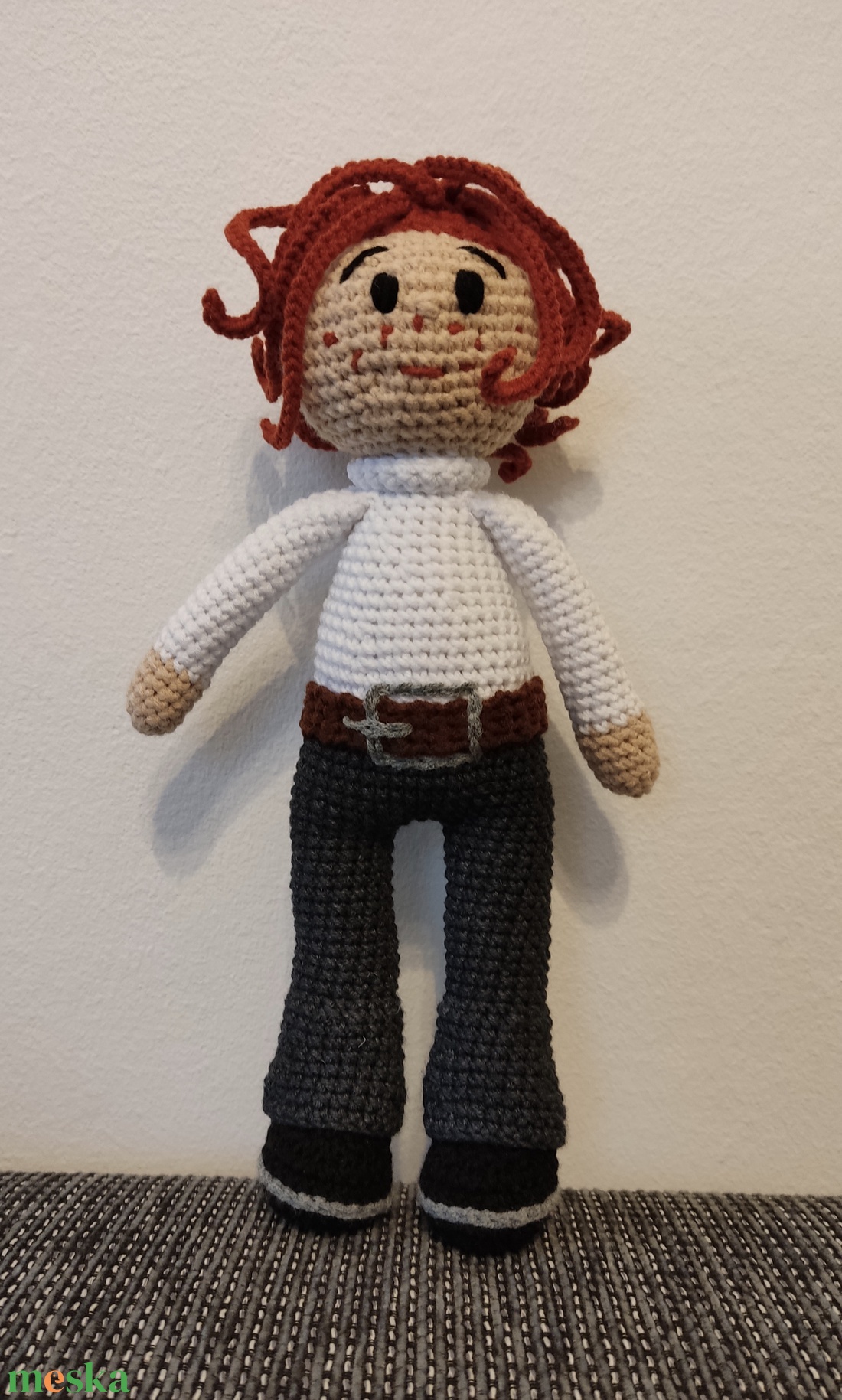 Vörös hajú baba - játék & sport - baba & babaház - játékbaba, babakellék - Meska.hu