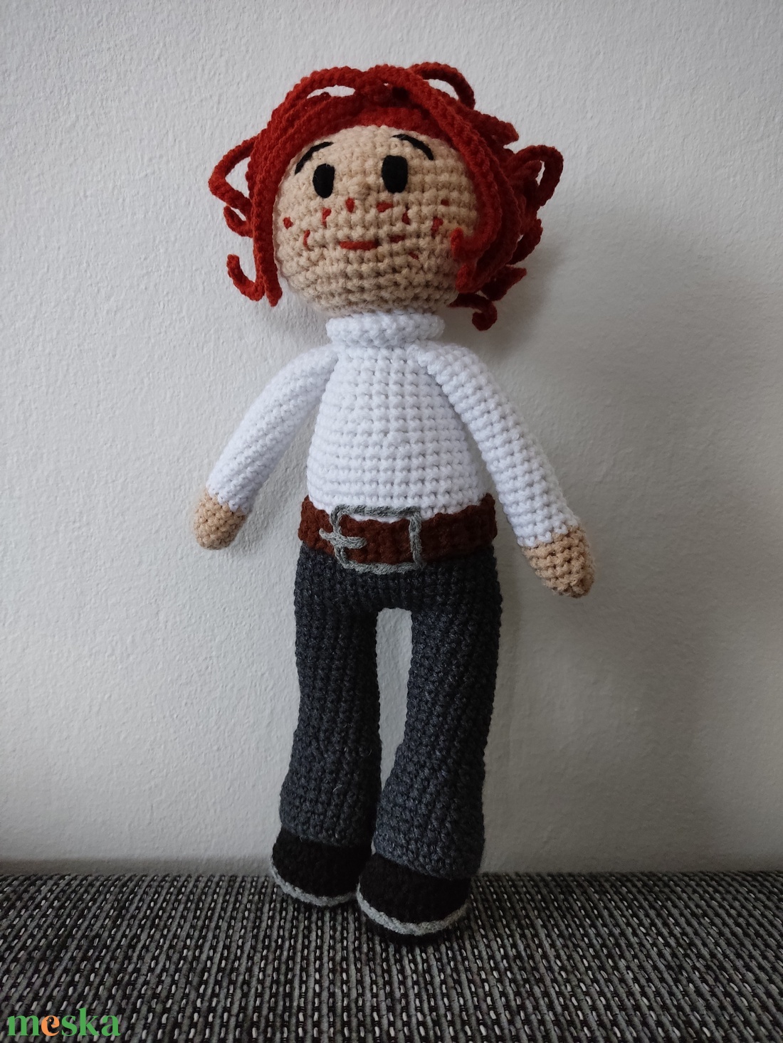 Vörös hajú baba - játék & sport - baba & babaház - játékbaba, babakellék - Meska.hu