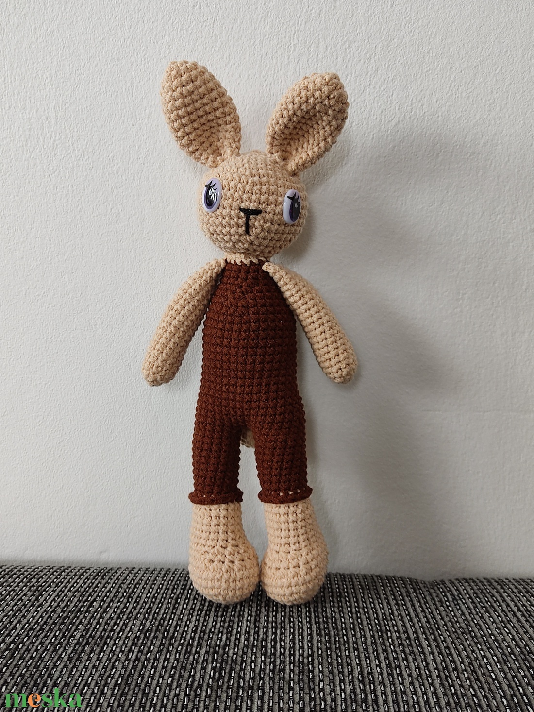 Horgolt nyuszi  - játék & sport - plüssállat & játékfigura - nyuszi - Meska.hu