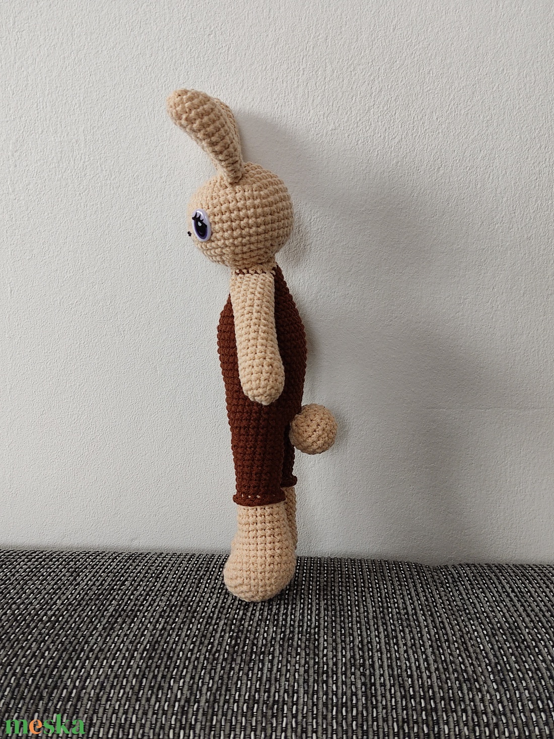 Horgolt nyuszi  - játék & sport - plüssállat & játékfigura - nyuszi - Meska.hu