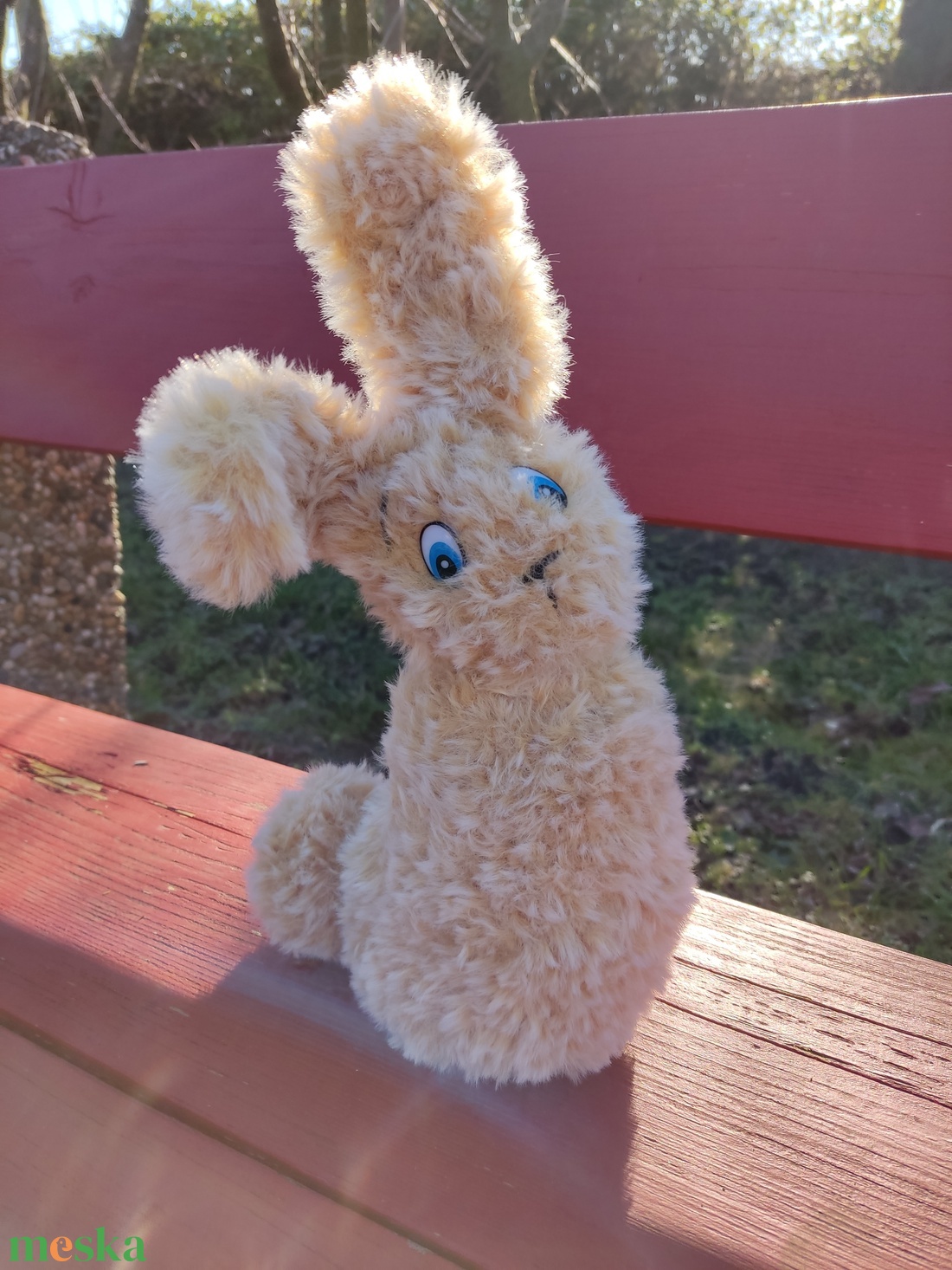 Horgolt nyuszi  - játék & sport - plüssállat & játékfigura - nyuszi - Meska.hu