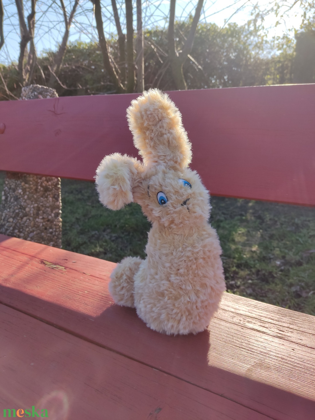 Horgolt nyuszi  - játék & sport - plüssállat & játékfigura - nyuszi - Meska.hu