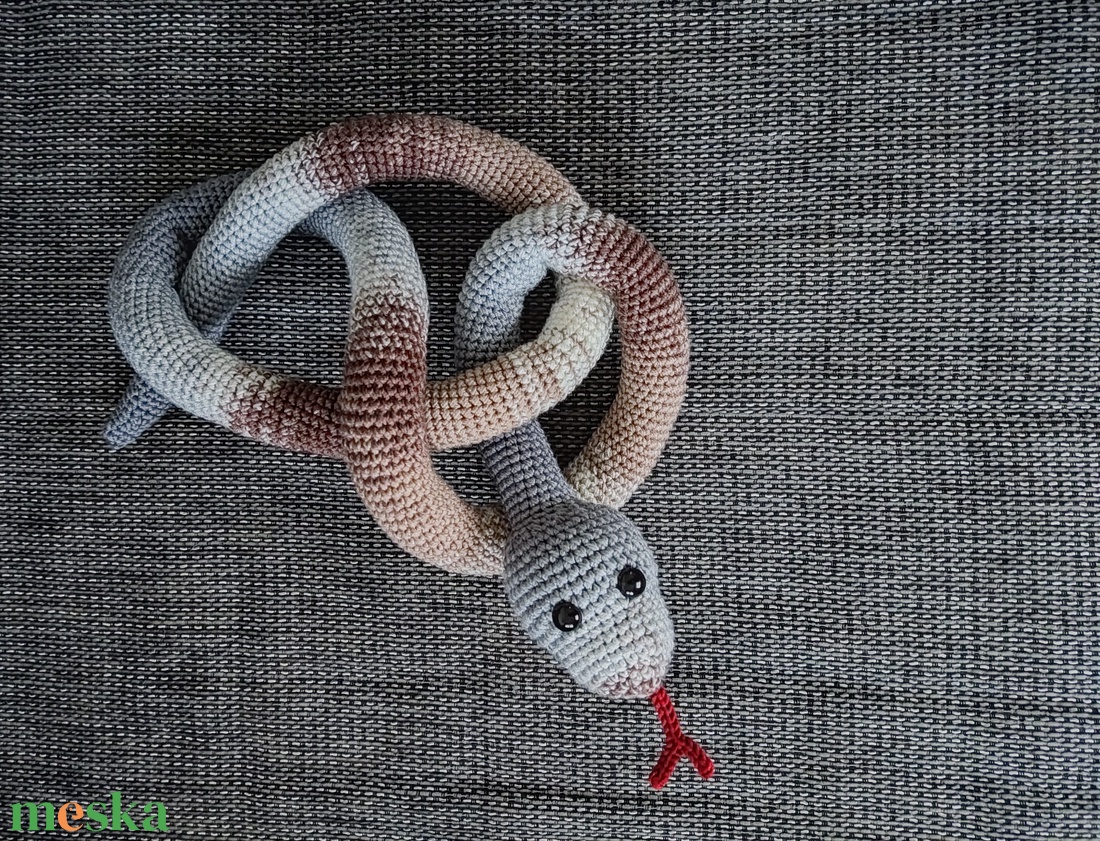 Tekeredik a kígyó - játék & sport - plüssállat & játékfigura - más figura - Meska.hu