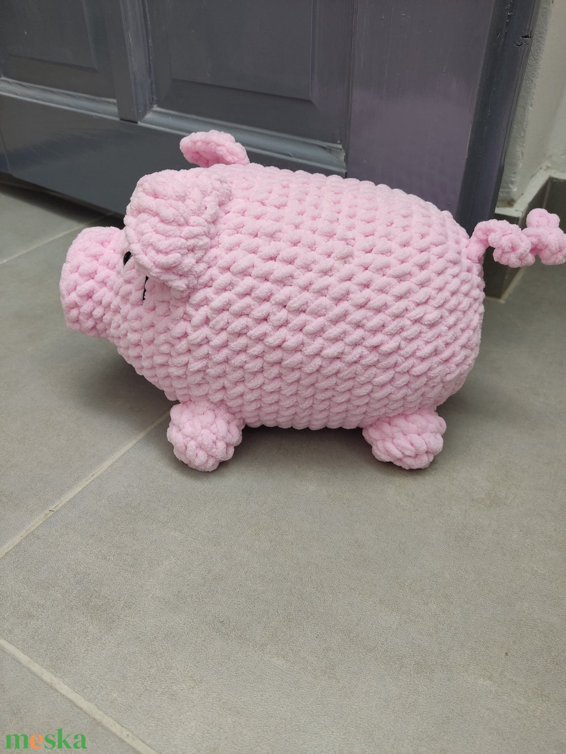 Ajtókitámasztó dagi malac - otthon & életmód - dekoráció - ajtó- és ablak dekoráció - ablakdísz - Meska.hu