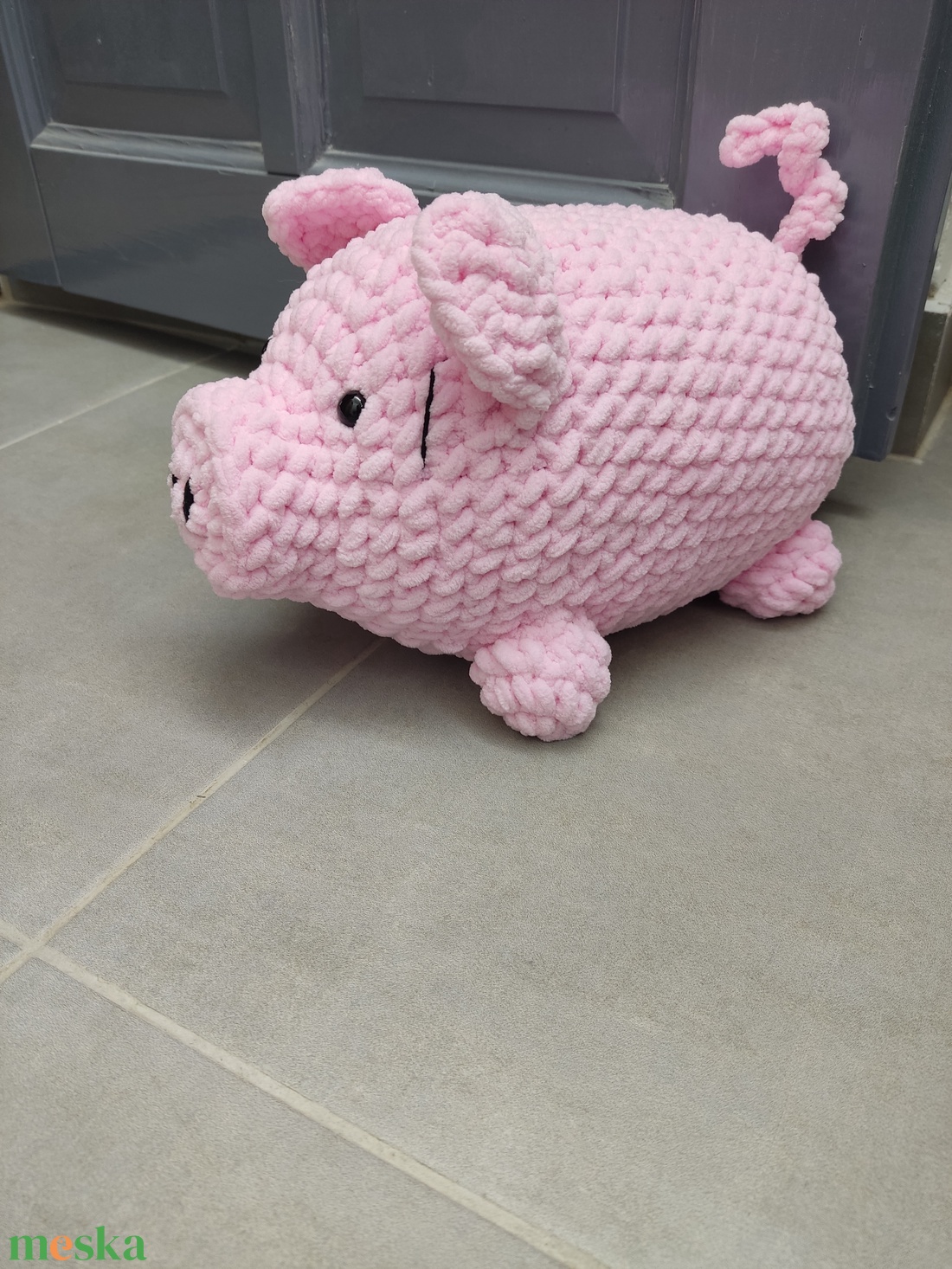 Ajtókitámasztó dagi malac - otthon & életmód - dekoráció - ajtó- és ablak dekoráció - ablakdísz - Meska.hu