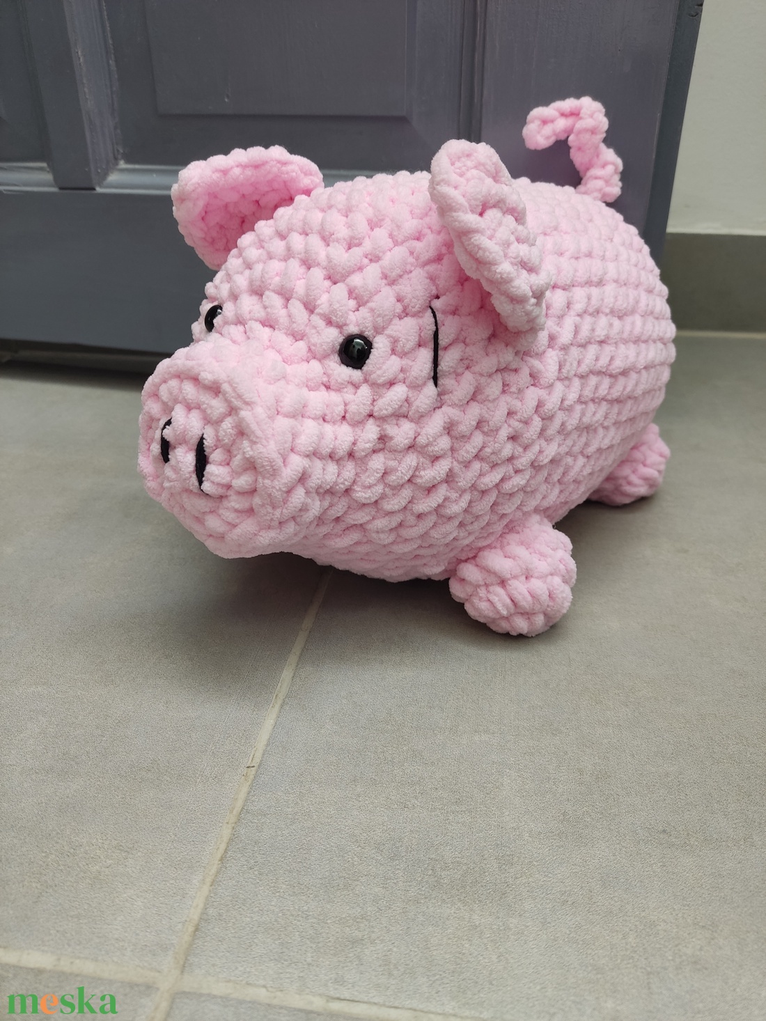 Ajtókitámasztó dagi malac - otthon & életmód - dekoráció - ajtó- és ablak dekoráció - ablakdísz - Meska.hu