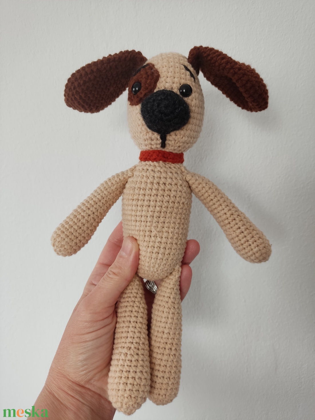 Horgolt cuki kutya - játék & sport - plüssállat & játékfigura - kutya - Meska.hu