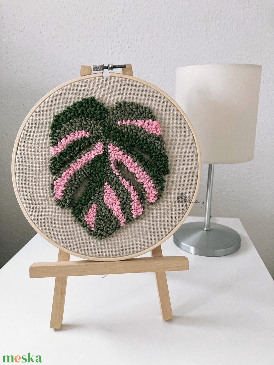 Monstera levél fonalkép, Születésnapra,Házavatóra - otthon & életmód - dekoráció - fali és függő dekoráció - falra akasztható dekor - Meska.hu Monstera levél fonalkép, Születésnapra,Házavatóra - otthon & életmód - dekoráció - fali és függő dekoráció - falra akasztható dekor - Meska.hu