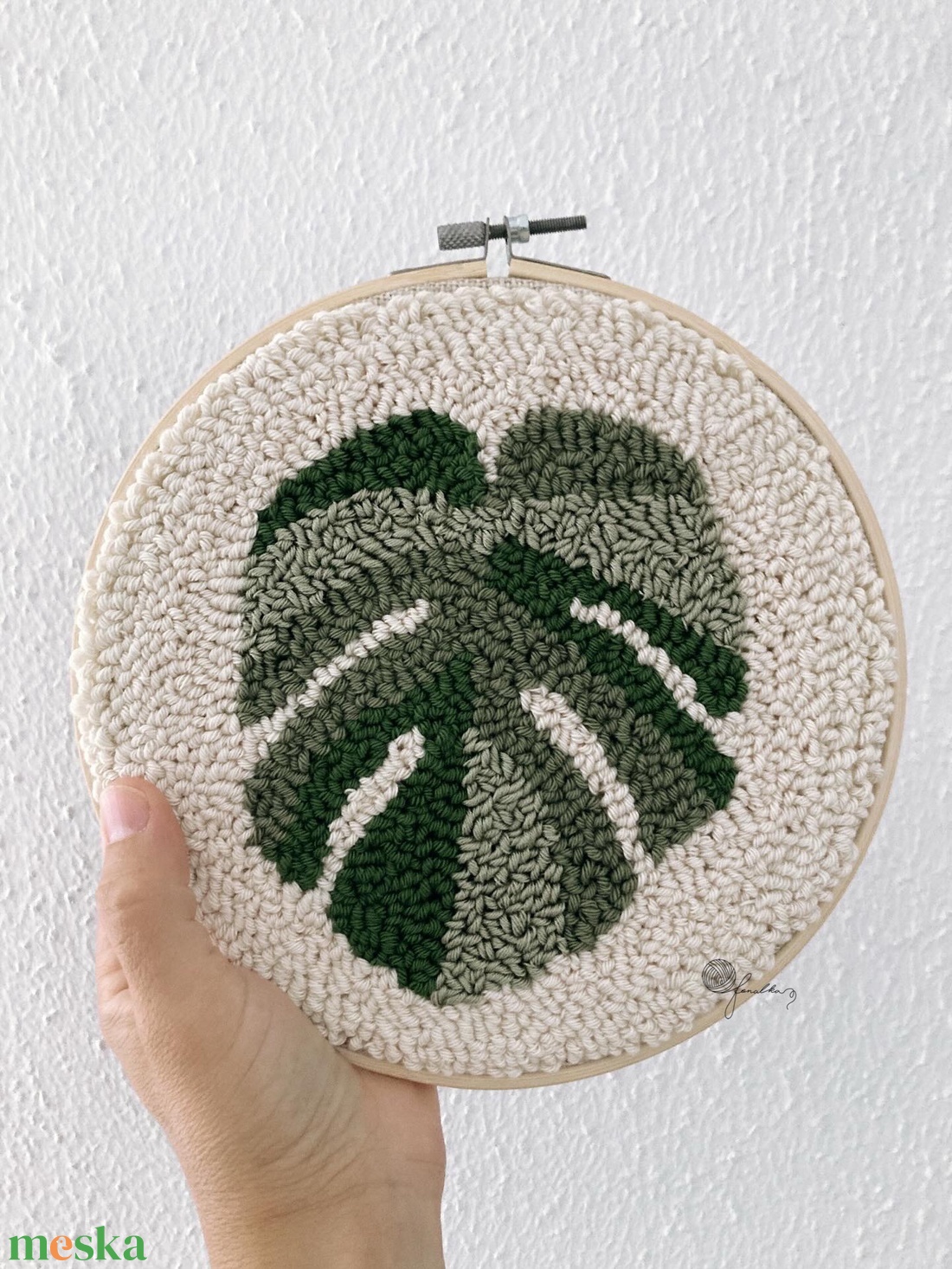 Teli Monstera levél fonalkép, Születésnapra,Házavatóra - otthon & életmód - dekoráció - fali és függő dekoráció - falra akasztható dekor - Meska.hu Teli Monstera levél fonalkép, Születésnapra,Házavatóra - otthon & életmód - dekoráció - fali és függő dekoráció - falra akasztható dekor - Meska.hu