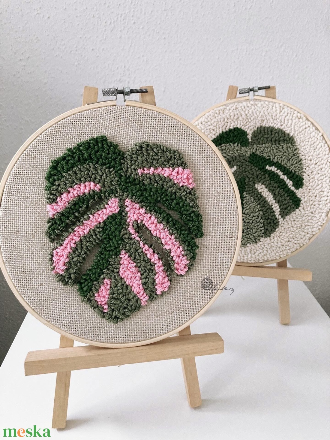 Teli Monstera levél fonalkép, Születésnapra,Házavatóra - otthon & életmód - dekoráció - fali és függő dekoráció - falra akasztható dekor - Meska.hu Teli Monstera levél fonalkép, Születésnapra,Házavatóra - otthon & életmód - dekoráció - fali és függő dekoráció - falra akasztható dekor - Meska.hu