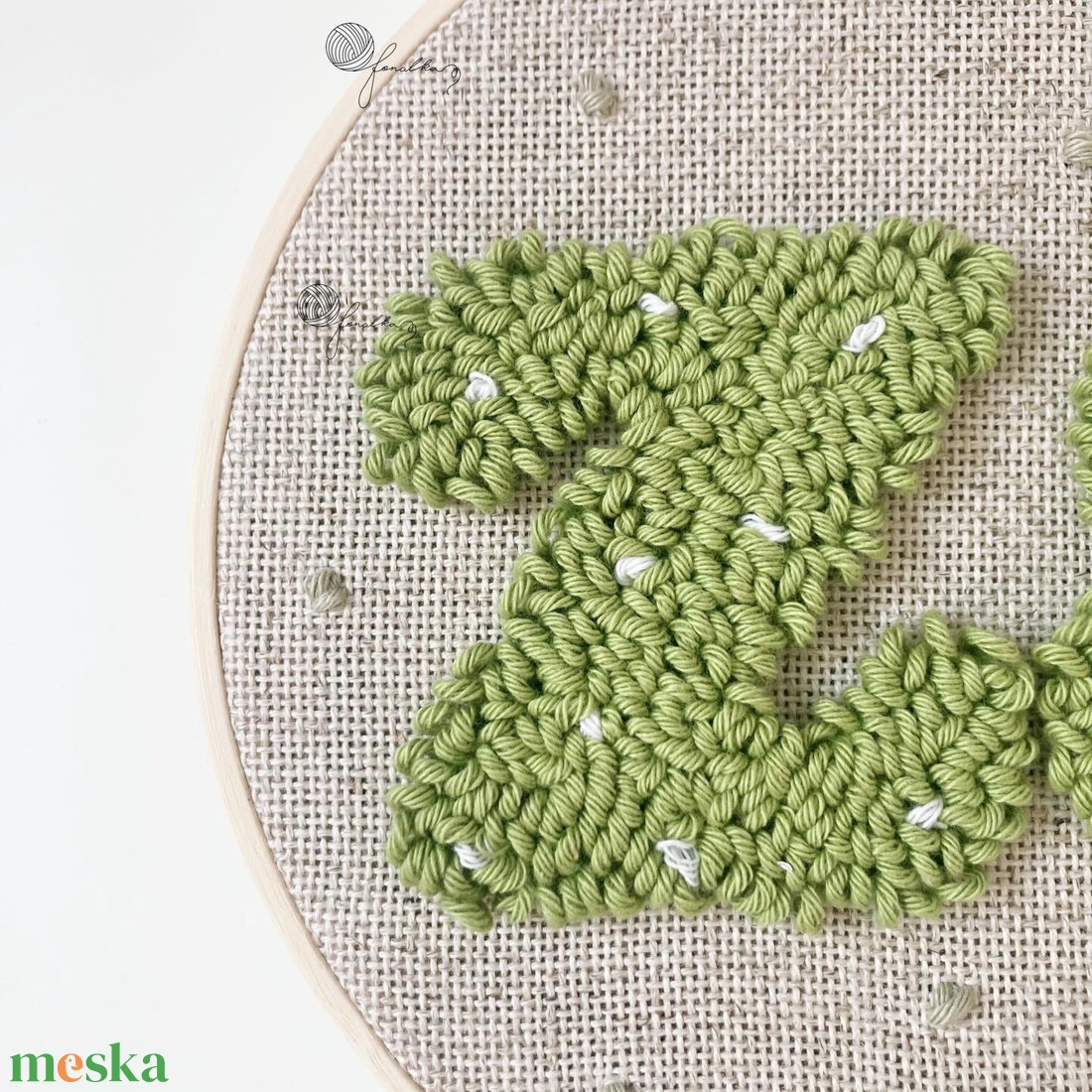 Személyre szabott fonalkép - baba - mama - babaszoba dekoráció - babanév dekoráció - Meska.hu