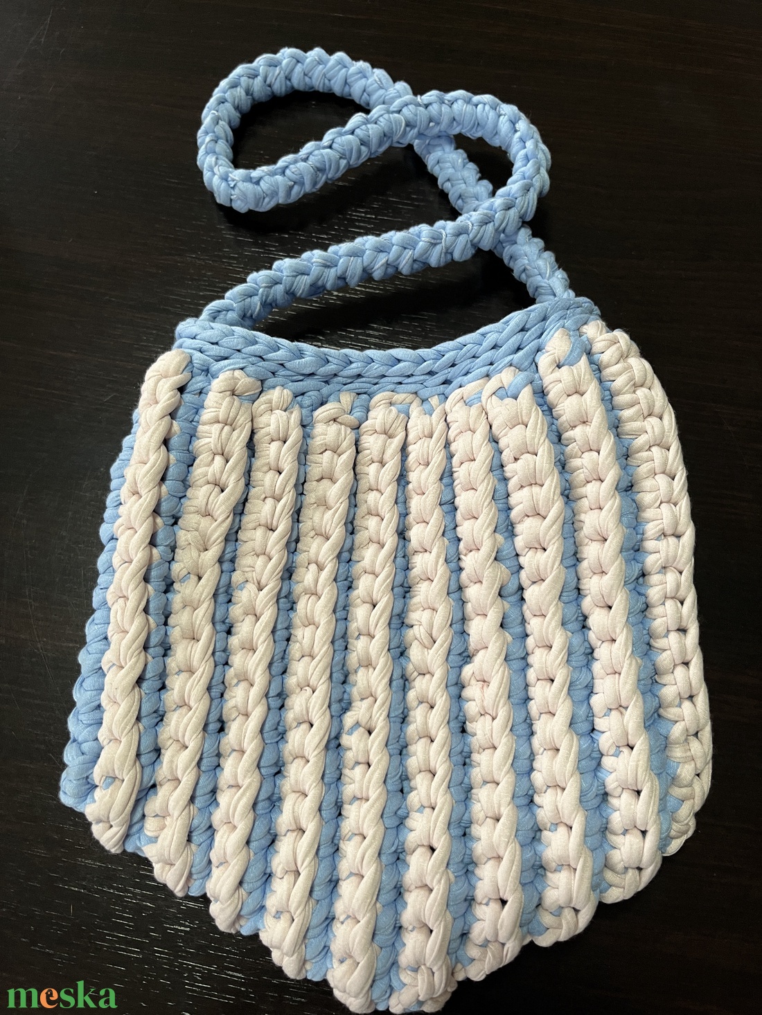 Horgolt táska - táska & tok - kézitáska & válltáska - kézitáska - Meska.hu