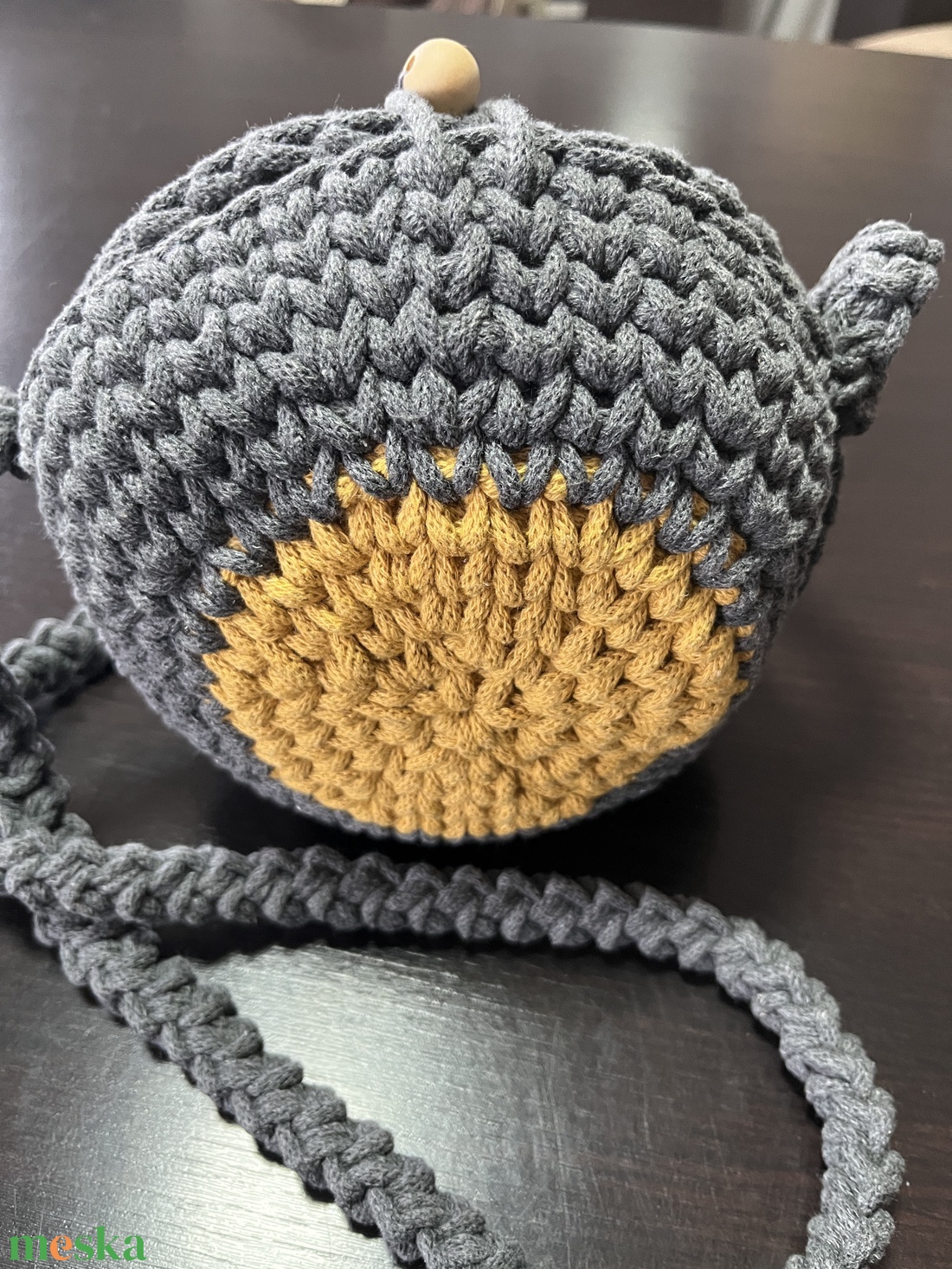 Horgolt válltáska - táska & tok - kézitáska & válltáska - kézitáska - Meska.hu