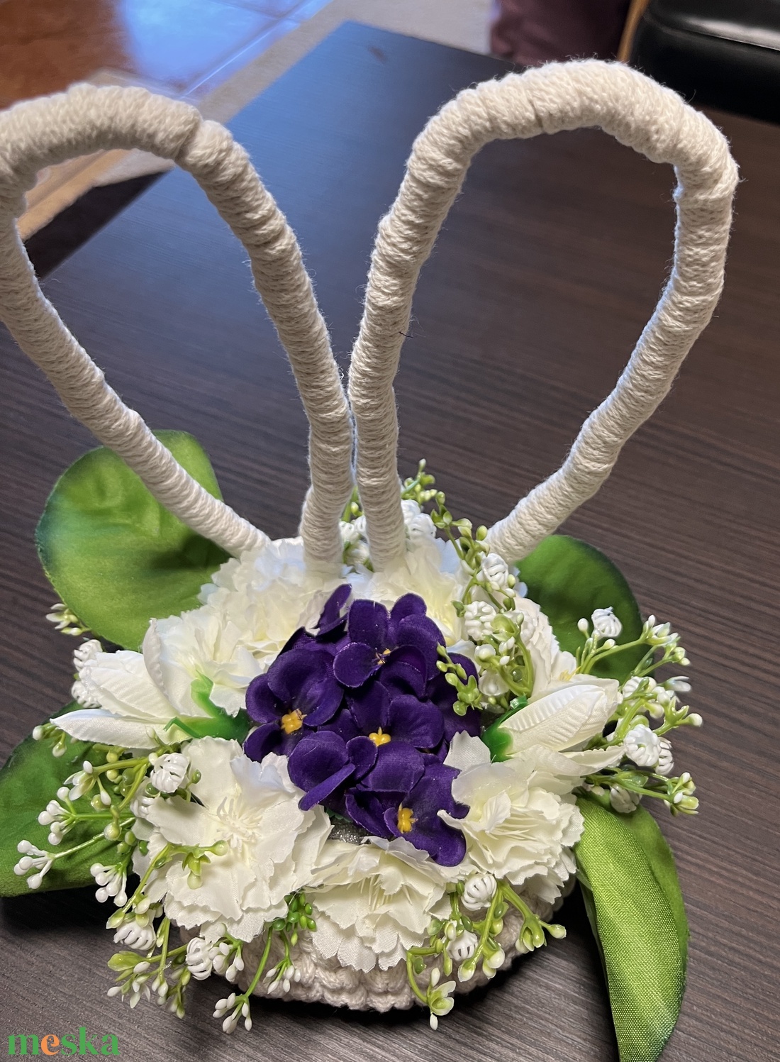 Horgolt húsvéti asztal dísz  - otthon & életmód - lakástextil - szőnyeg - horgolt szőnyeg - Meska.hu